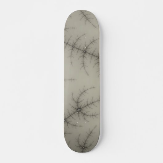 Winter Trees Fractal Persoonlijk Skateboard (Voorkant)