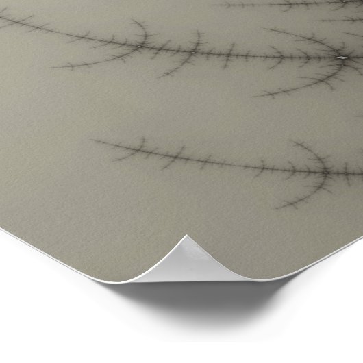 Winter Trees Fractal Poster (Hoek)