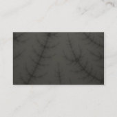 Winter Trees Fractal Visitekaartje (Achterkant)