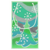 Winter Trees Groene cadeautas klein (Achterkant)