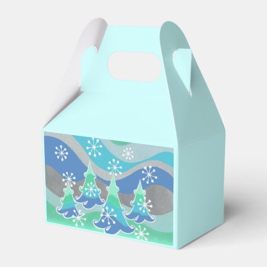 Winter Trees-gunstbox Bedankdoosjes (Voorkant Zijde)