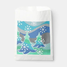 Winter Trees gunsttas Bedankzakje