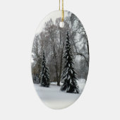 Winter Trees Ornament Personalized Winter Decor (Rechts)