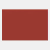 Winter Trees Red Black White Snow Wrapping Paper S (Voorkant 2)