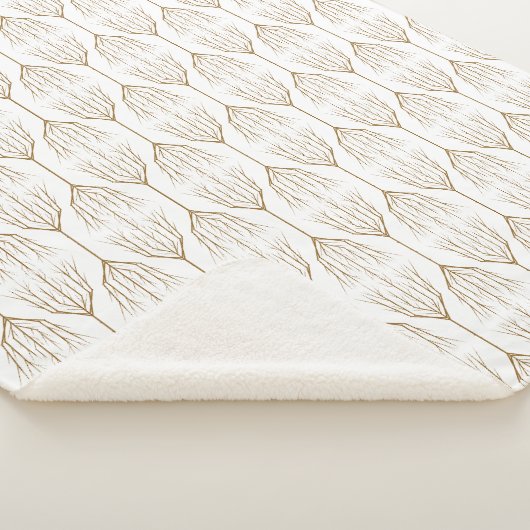 Winter Trees Sherpa Blanket (3 Sizes) Deken (3/4)