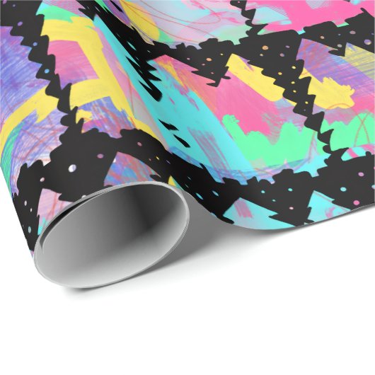 Winter Trees Wrapping Paper Cadeaupapier (Rol Hoek)