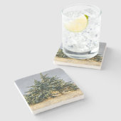 Winter Treescape Snow Holiday Natuur Onderzetter (Zijkant)