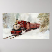 Winter Treinreis Print | Samsung Frame TV Kunst (Voorkant)