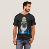 Winter Trek Mops T-shirt (Voorkant volledig)