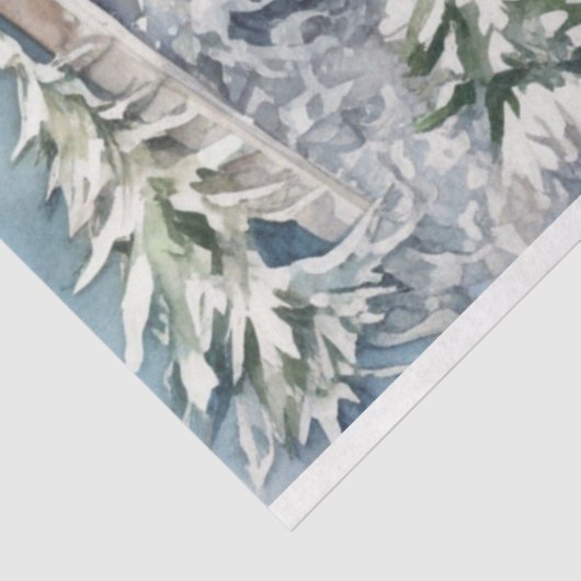 Winter Trouwpapier Tissuepapier (Detail)