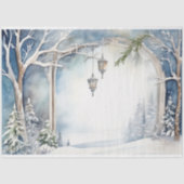 Winter Trouwpapier Tissuepapier (Voorkant)