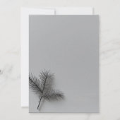 Winter-trouwuitnodiging Kaart (Achterkant)