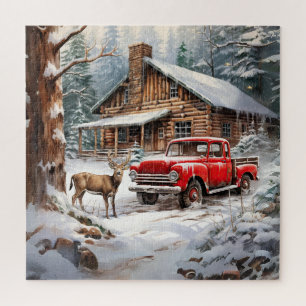 Winter  Truck Puzzel