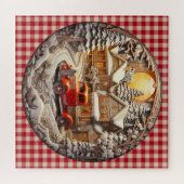 Winter  Truck Puzzel Legpuzzel (Horizontaal)