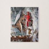Winter Truck Puzzel Legpuzzel (Verticaal)