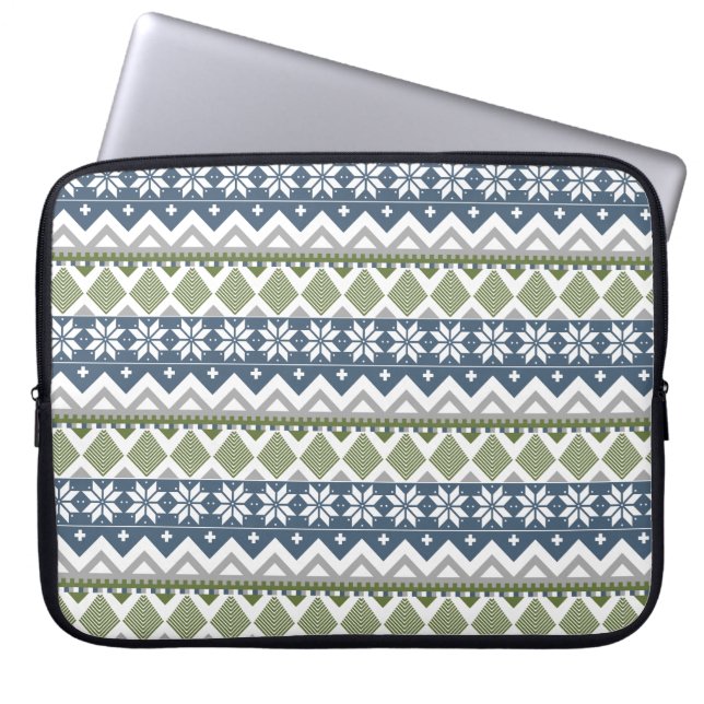 Winter Trui Laptophoes Laptop Sleeve (Voorkant)