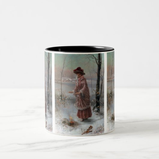 Winter Tweekleurige Koffiemok (Center)