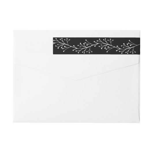 Winter Twig Silver Garland (Achterkant)