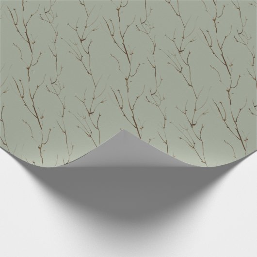 Winter Twigs Cadeaupapier (Hoek)