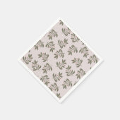 Winter twijgen en sneeuw servet (Hoek)