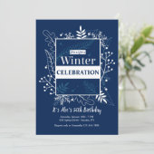 Winter Uitnodiging (Staand voorkant)