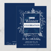 Winter Uitnodiging (Voorkant / Achterkant)