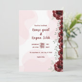 Winter Uitnodiging Kaart Design Silver Design Temp (Staand voorkant)