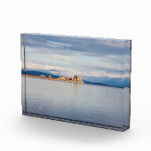 Winter uitzicht Piel Island Morecambe Bay Cumbria Fotoblokken (Rechts)