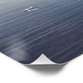 Winter uitzicht Piel Island Morecambe Bay Cumbria Perfect Poster (Hoek)