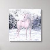 Winter Unicorn Canvas Afdruk (Voorkant)