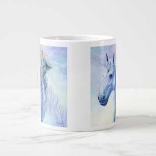 Winter Unicorn Elf Rider Grote Koffiekop