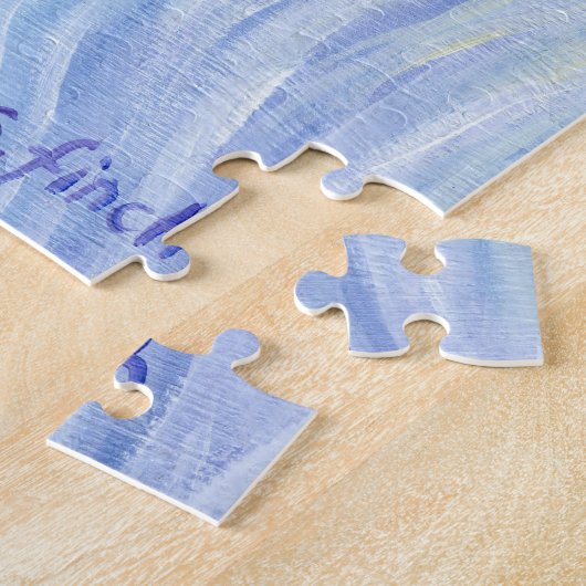 Winter Unicorn Elf Rider Legpuzzel (Zijkant)