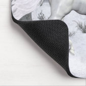 Winter Unicorn ... fantasiekunst Muismat (Hoek)
