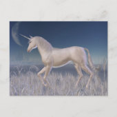 Winter Unicorn - lopend Briefkaart (Voorkant)