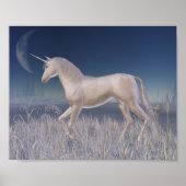 Winter Unicorn - lopend Poster (Voorkant)