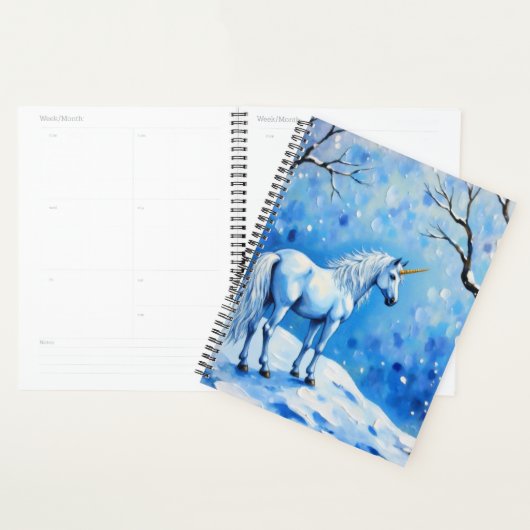 Winter Unicorn Planner (Display)