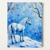 Winter Unicorn Planner (Achterkant)