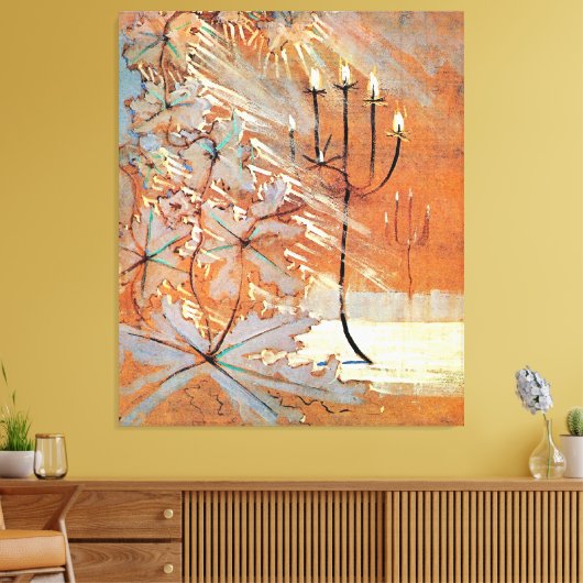 Winter (V) beroemd schilderij Canvas Afdruk (Insitu (Woonkamer))