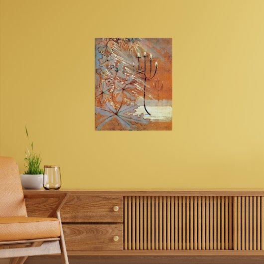 Winter (V) beroemd schilderij Poster (Woonkamer 2)