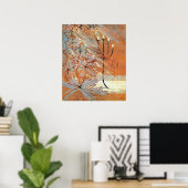 Winter (V) beroemd schilderij Poster (Thuiskantoor)