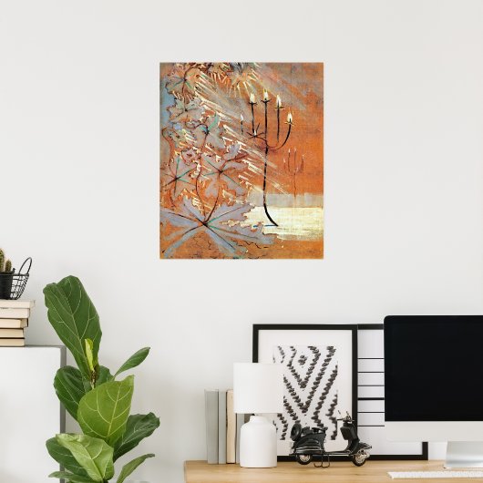 Winter (V) famous painting Poster (Thuiskantoor)