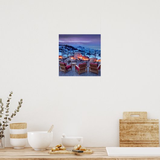 Winter Vacation Wall Art Poster (Keuken)