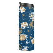 Winter vakantie geschenkdozen patroon thermosbeker (Geroteerd rechts)