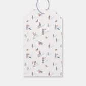 Winter Vakantie Gift Label Cadeaulabel (Achterkant)