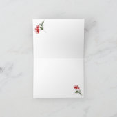 Winter vakantie hulst RODE BES takken Kaart (Binnen)