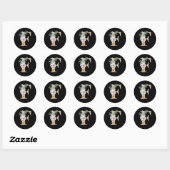 Winter vakantie initialen sticker letter F (Vel)