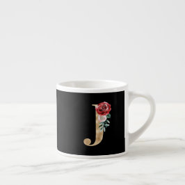 Winter vakantie initialsletter J Espresso Kop
