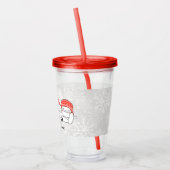 Winter Vakantie Katten Acryl Drinkbeker (Links)