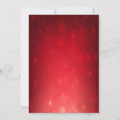 Winter Vakantie Kerstfeest uitnodiging (Achterkant)