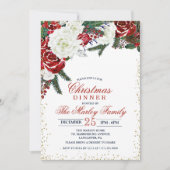 Winter Vakantie Kerstmis uitnodiging (Voorkant)